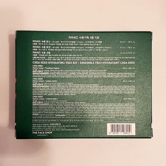 🎄The Face Shop Chia Seed Hydrating Trio Kit - Picture 4 of 4